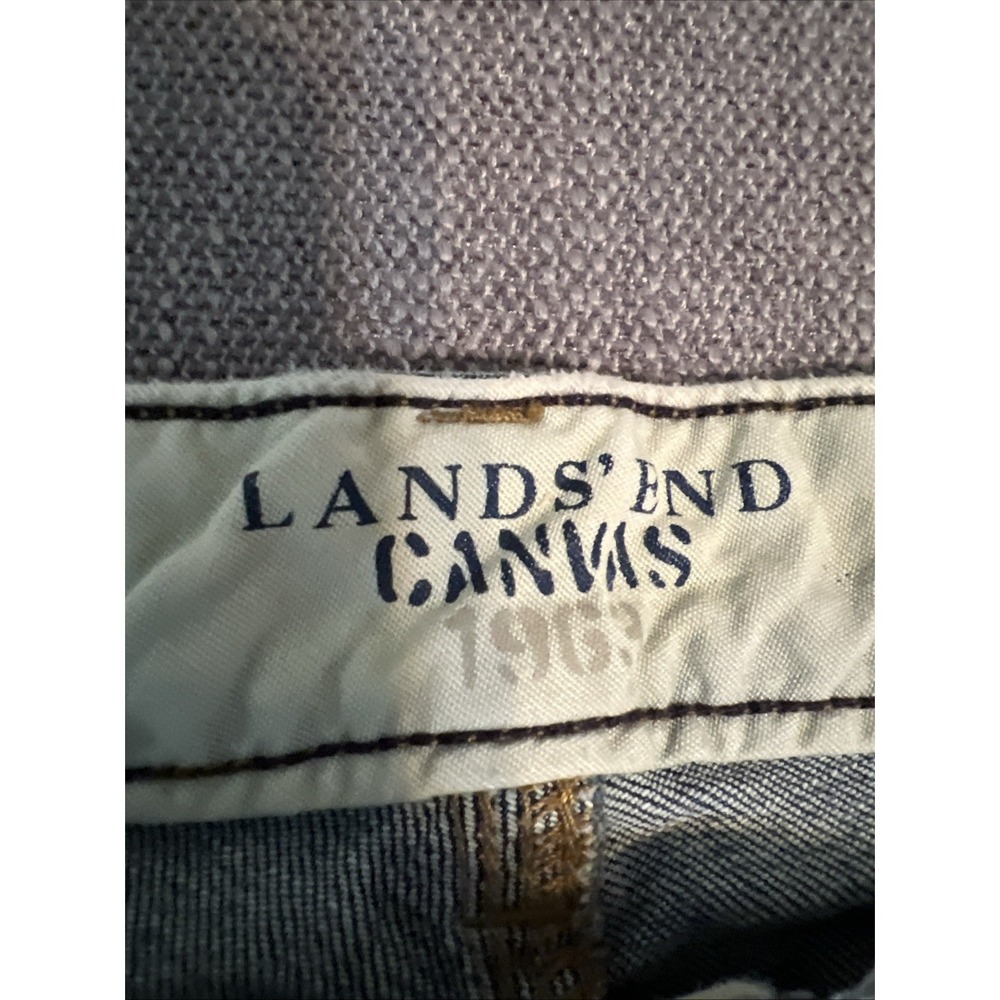 Lands End Low Rise Bootcut Jeans Mens SZ 33 X 31 - Picture 3 of 10